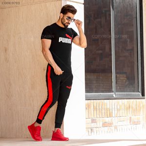 ست تیشرت شلوار مردانه Puma مدل A 9703