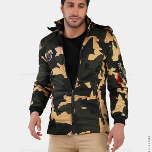 کاپشن ارتشی مردانه مدل 23586