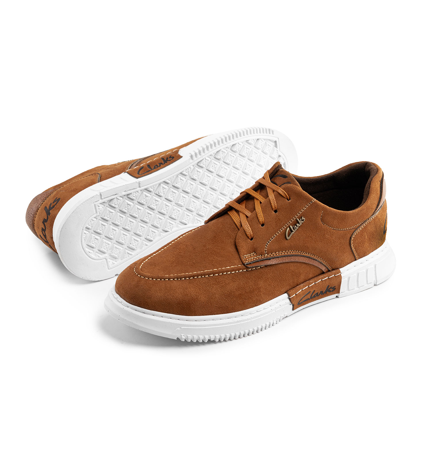 کفش روزمره Clarks مردانه عسلی بندی مدل 41324