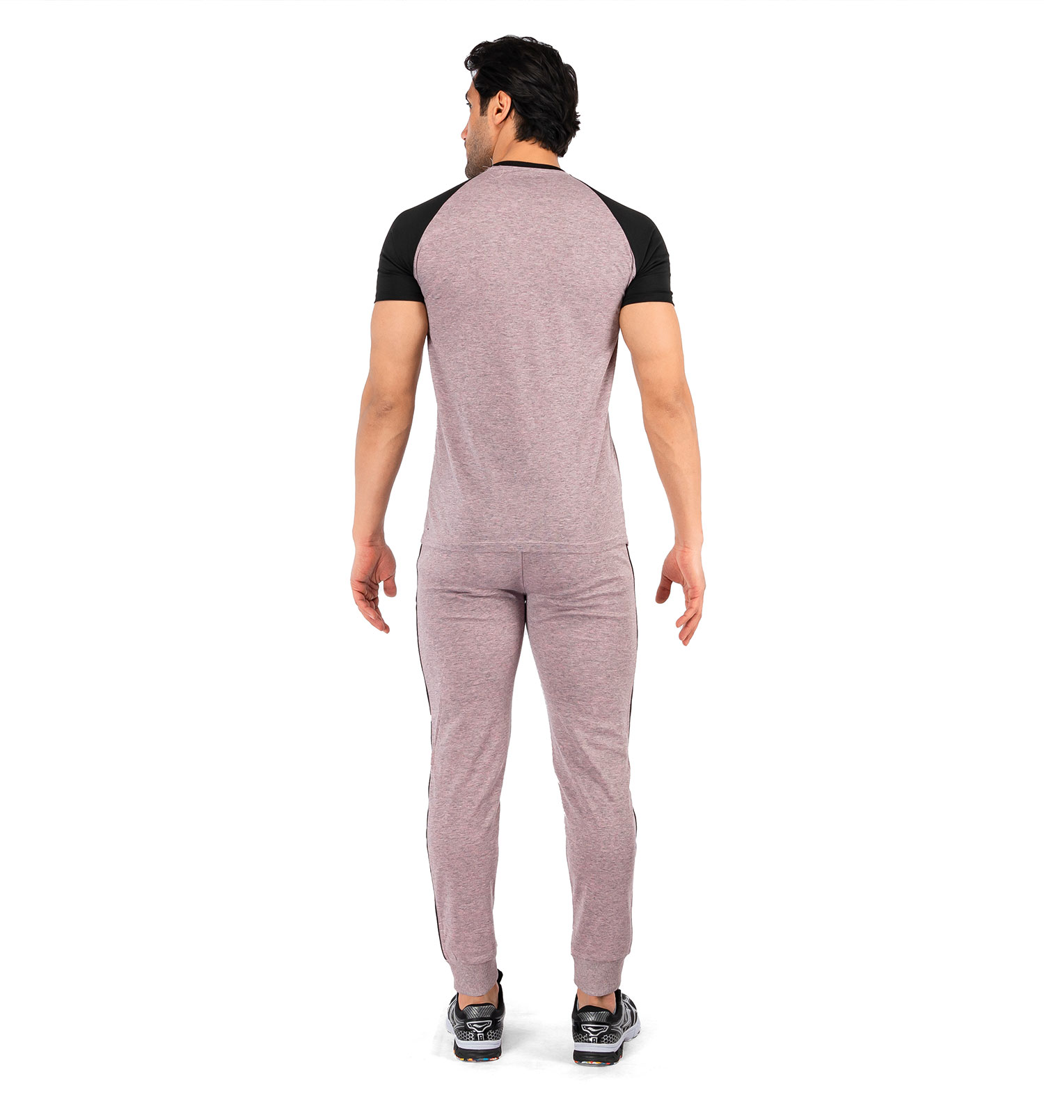 ست تیشرت شلوار مردانه آستین کوتاه Nike ساده یقه گرد مدل 43108