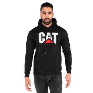 هودی کلاهدار مردانه مشکی Cat مدل 41810