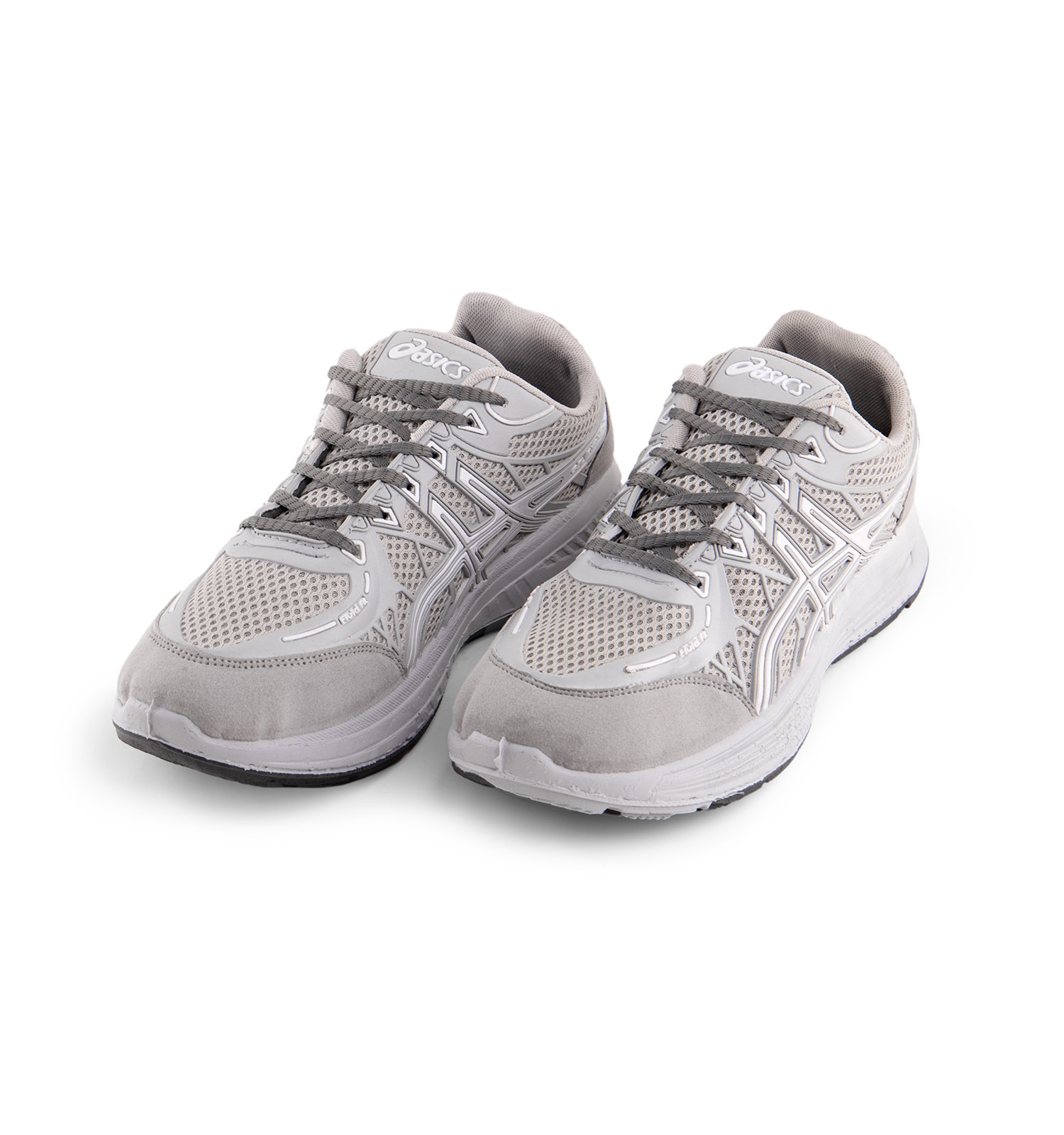 کفش اسپرت Asics مردانه طوسی بندی مدل 43089