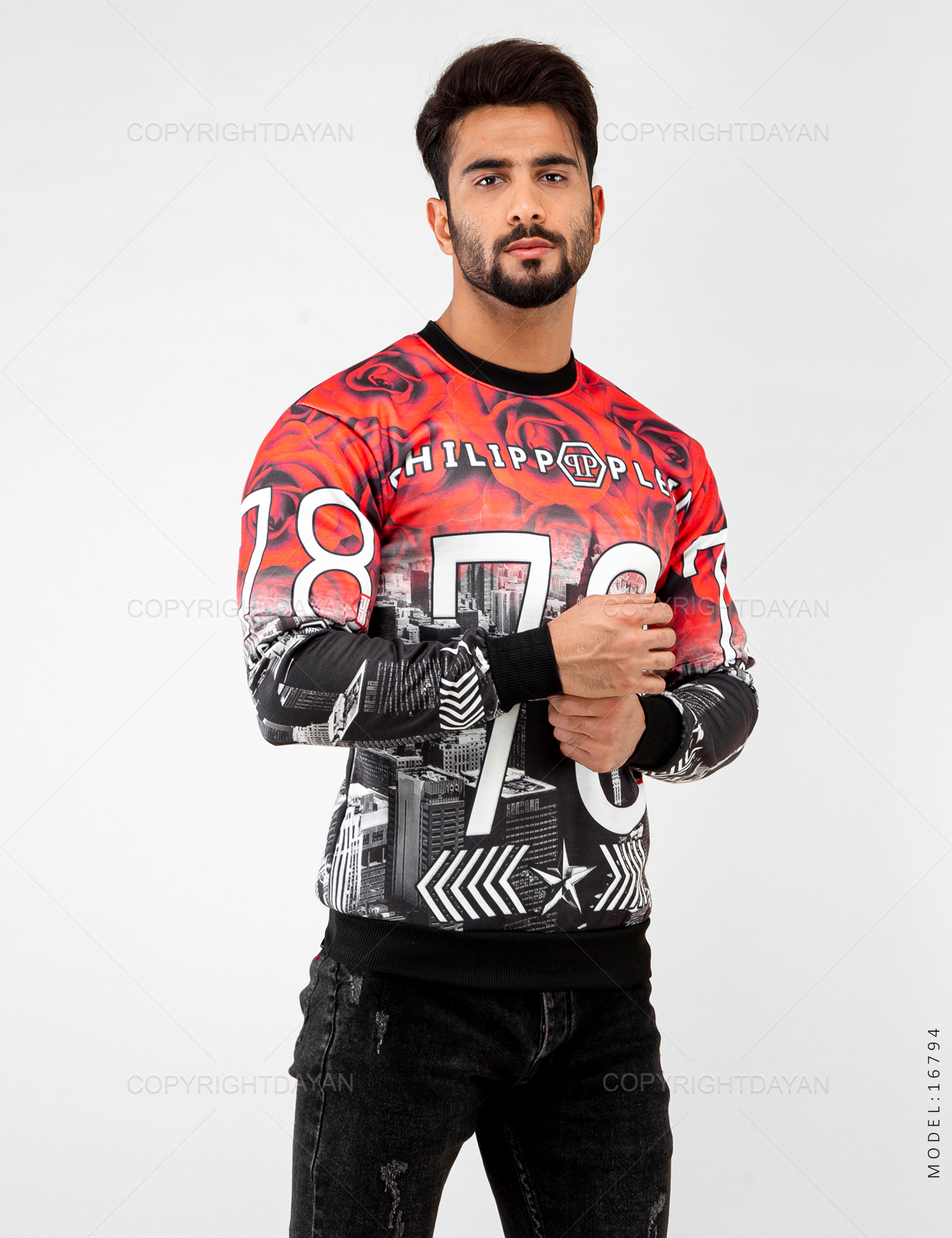 بلوز مردانه Philipp Plein مدل 16794