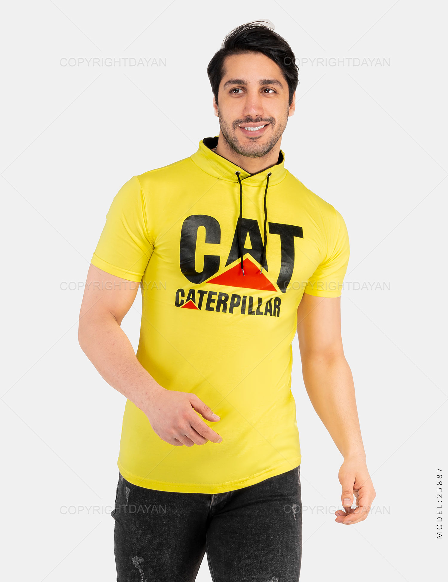 تیشرت مردانه Cat مدل 25887
