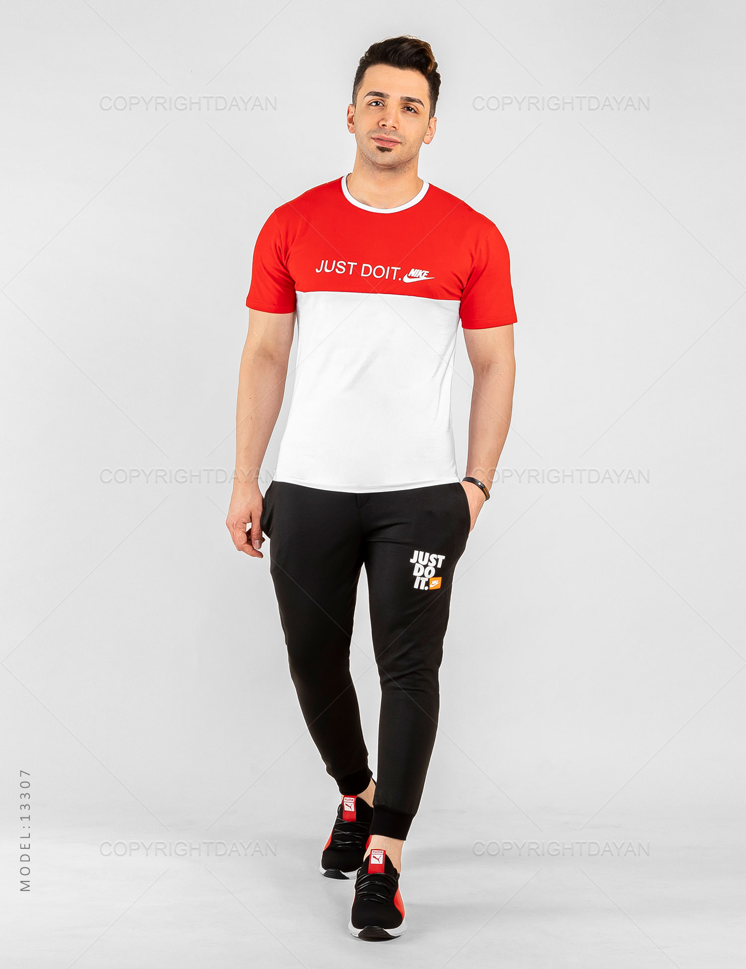 ست تیشرت شلوار مردانه Nike مدل 13307