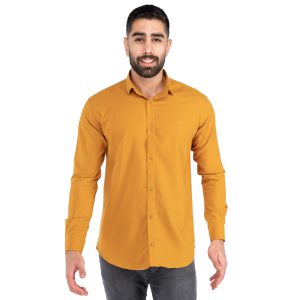 پیراهن اسپرت مردانه آستین بلند ساده مدل 42442