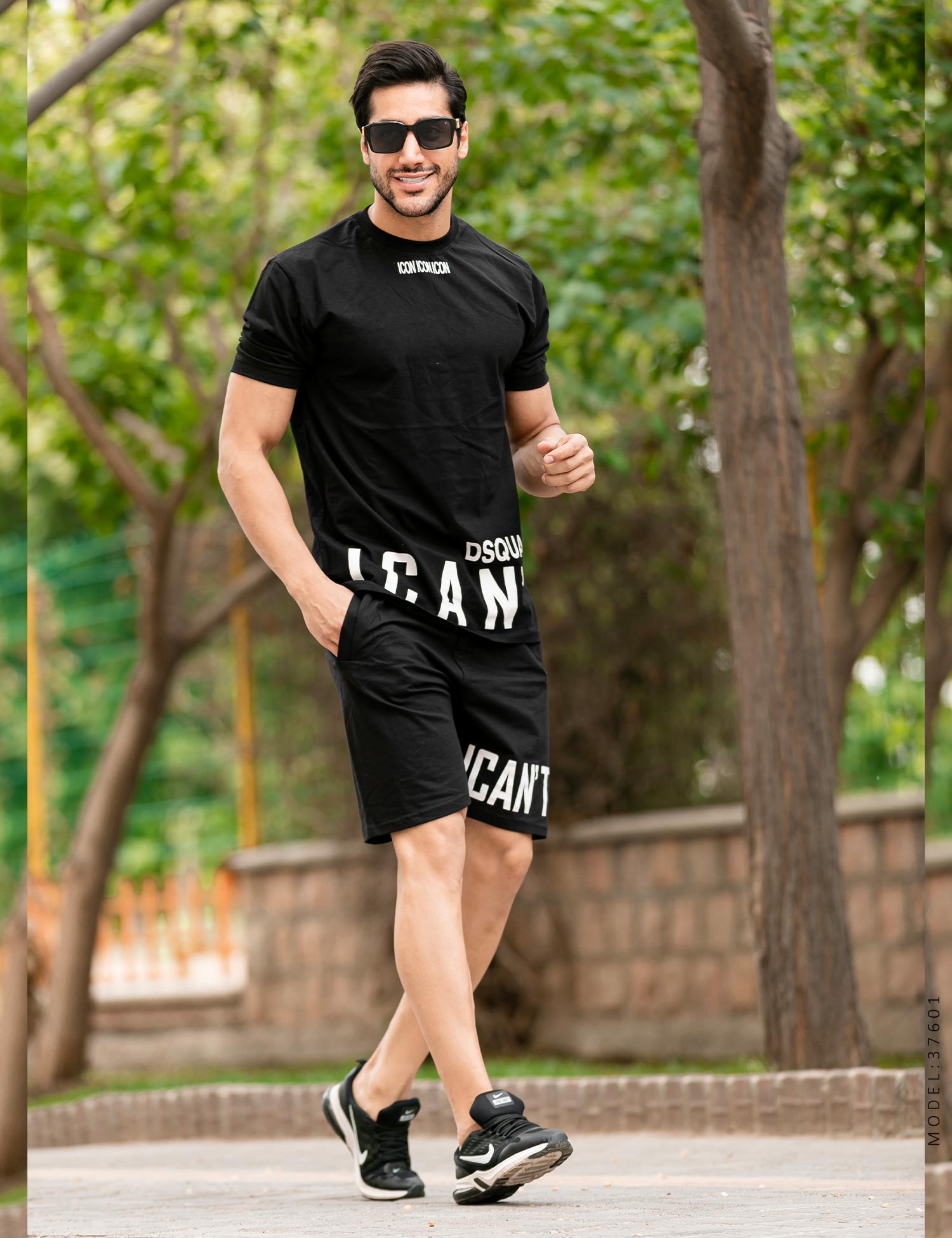 ست تیشرت شلوارک مردانه Dsquared مدل 37601