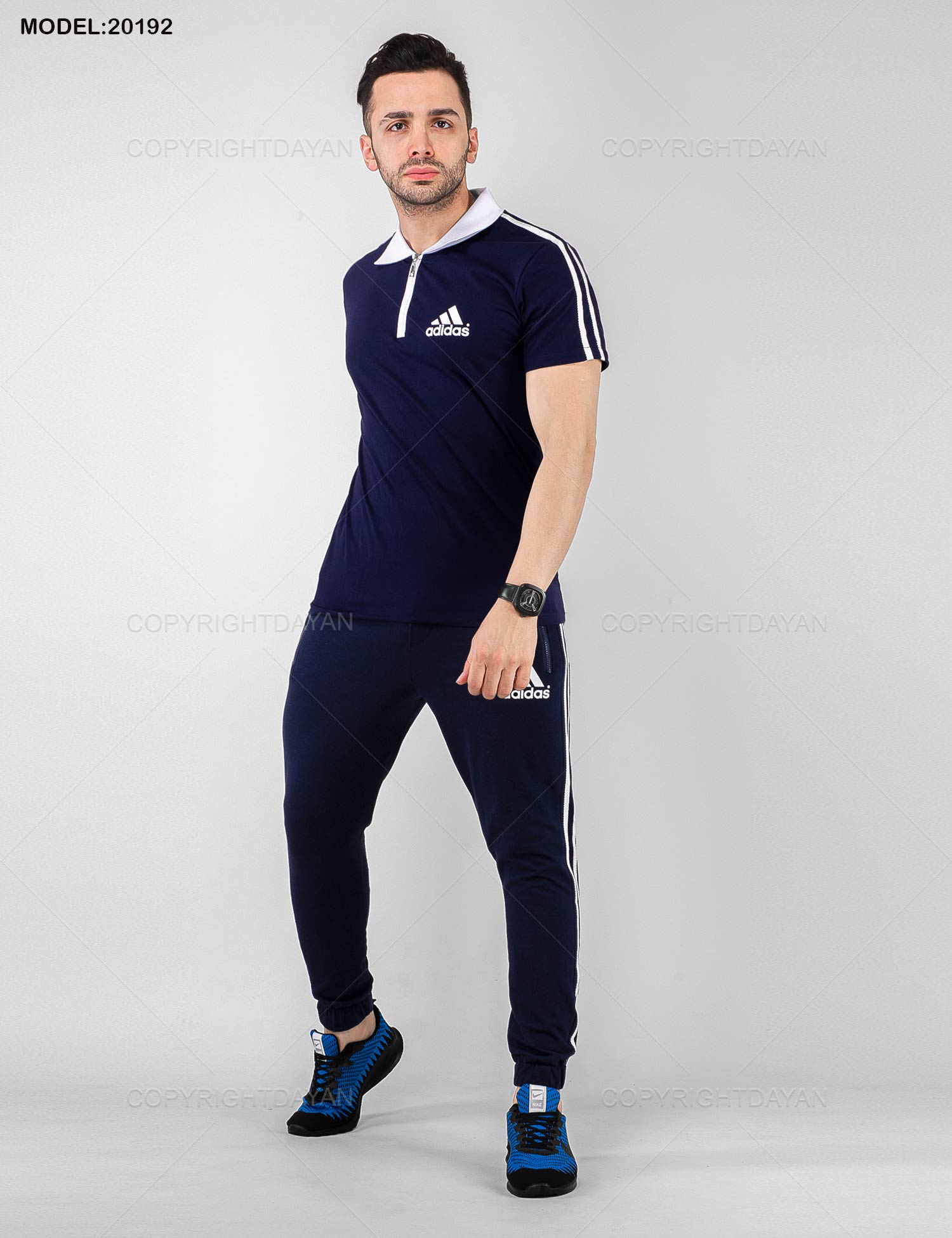 ست پولوشرت شلوار مردانه Adidas مدل 20192
