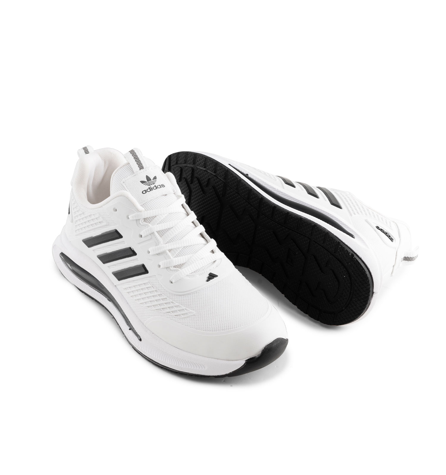 کفش اسپرت Adidas مردانه سفید بندی مدل 44589