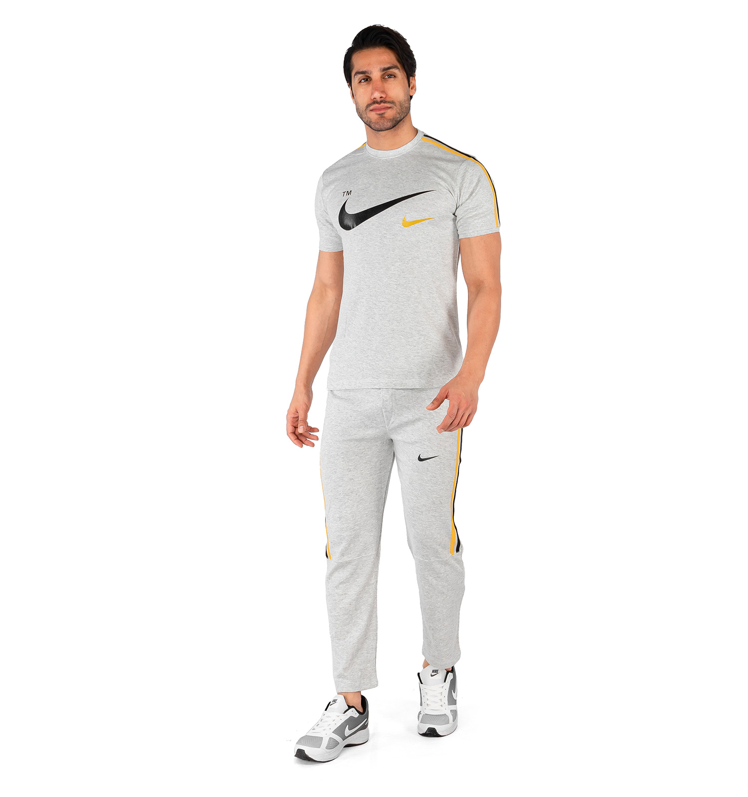 ست تیشرت شلوار مردانه آستین کوتاه Nike یقه گرد مدل 44042