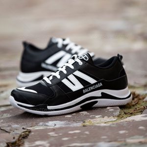 کفش مردانه Balenciaga مدل K 1052 (مشکی سفید)