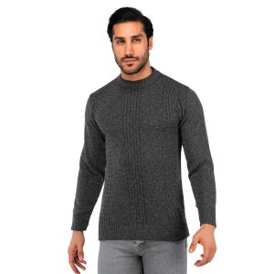 بافت مردانه یقه گرد فری سایز طرحدار Lima مدل 40289