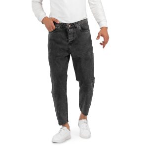 شلوار لی مام استایل مردانه طوسی اسپرت Zara مدل 40115