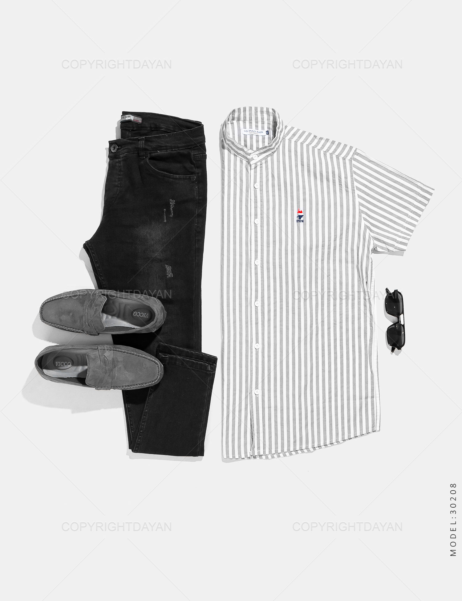 پیراهن مردانه Polo مدل 30208