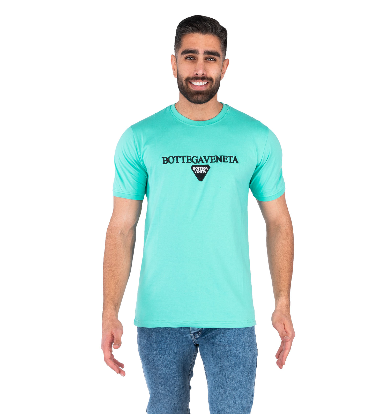 تیشرت یقه گرد مردانه پنبه ساده مدل 43830