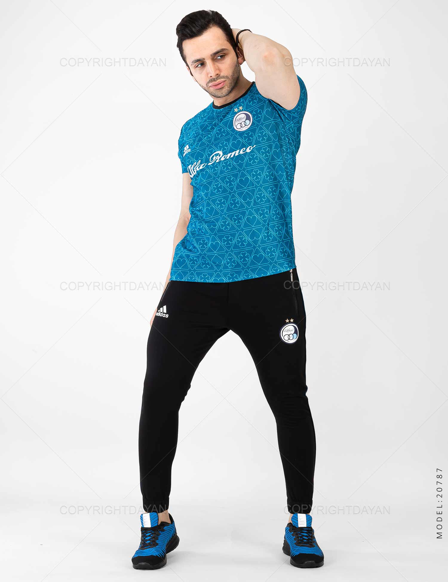 ست تیشرت شلوار مردانه Esteghlal مدل 20787