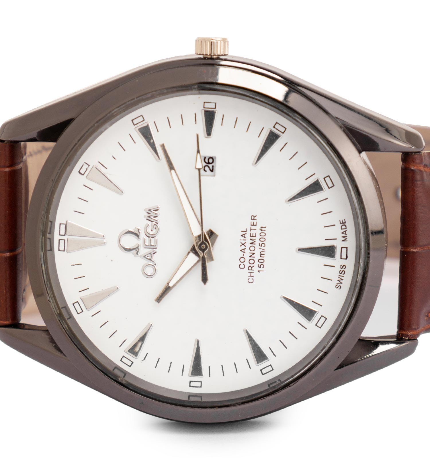 ساعت مچی چرم مردانه Omega مدل 42568