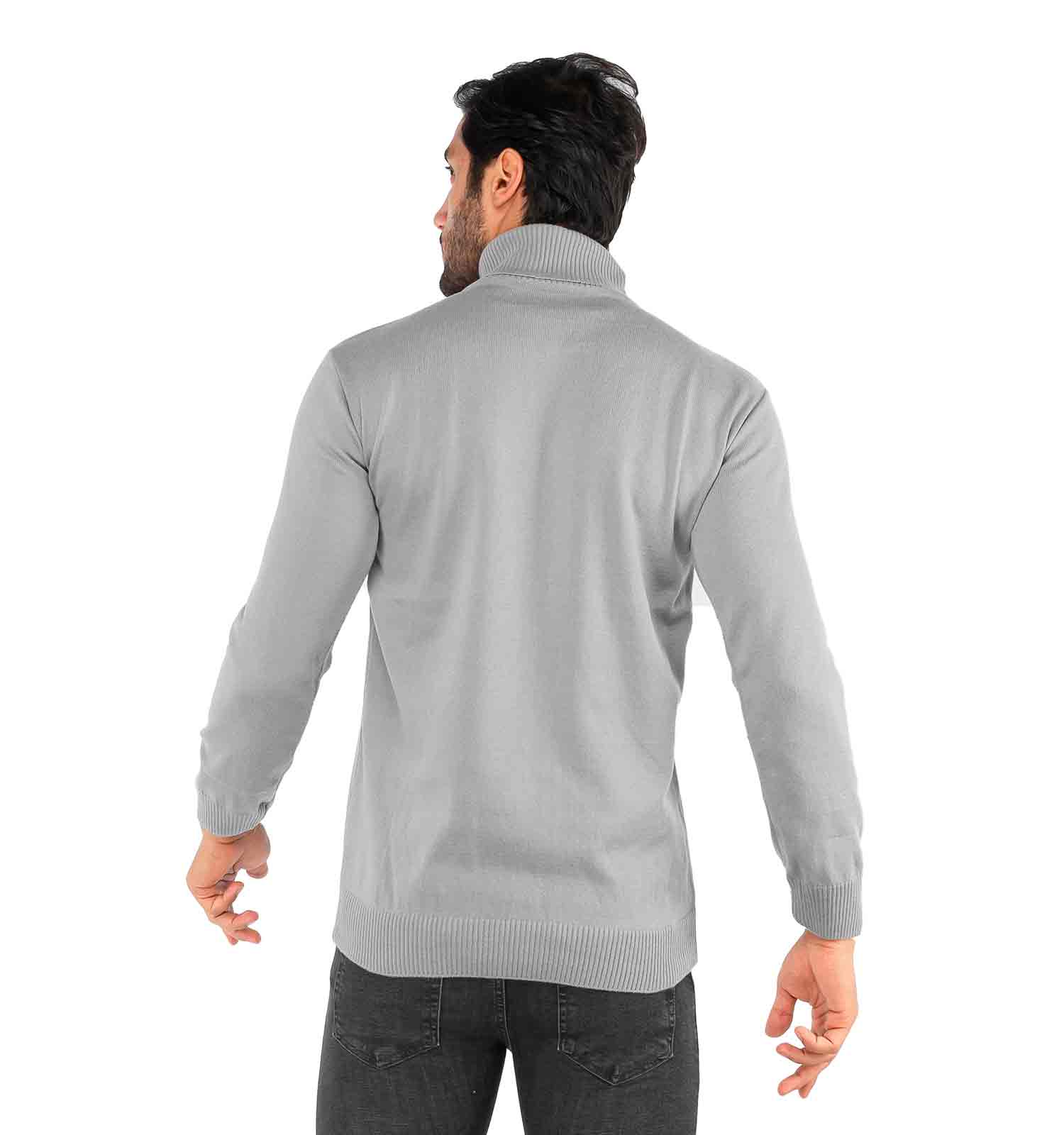 بافت مردانه ساده یقه اسکی Polo مدل 38679