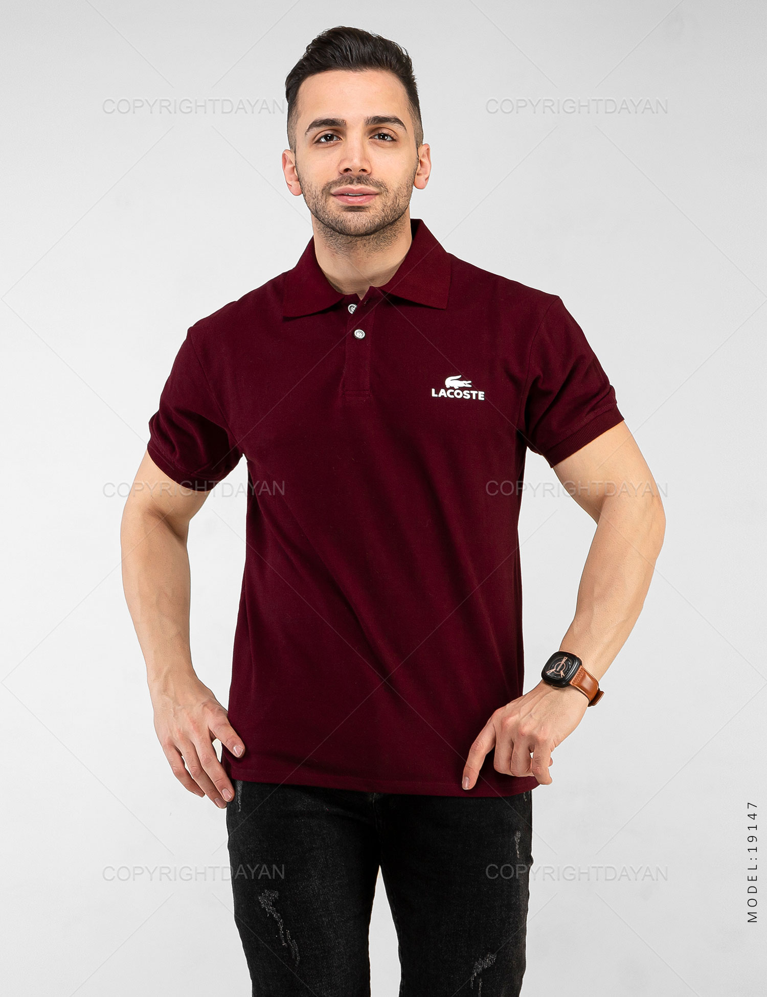 پولوشرت مردانه Lacoste مدل 19147