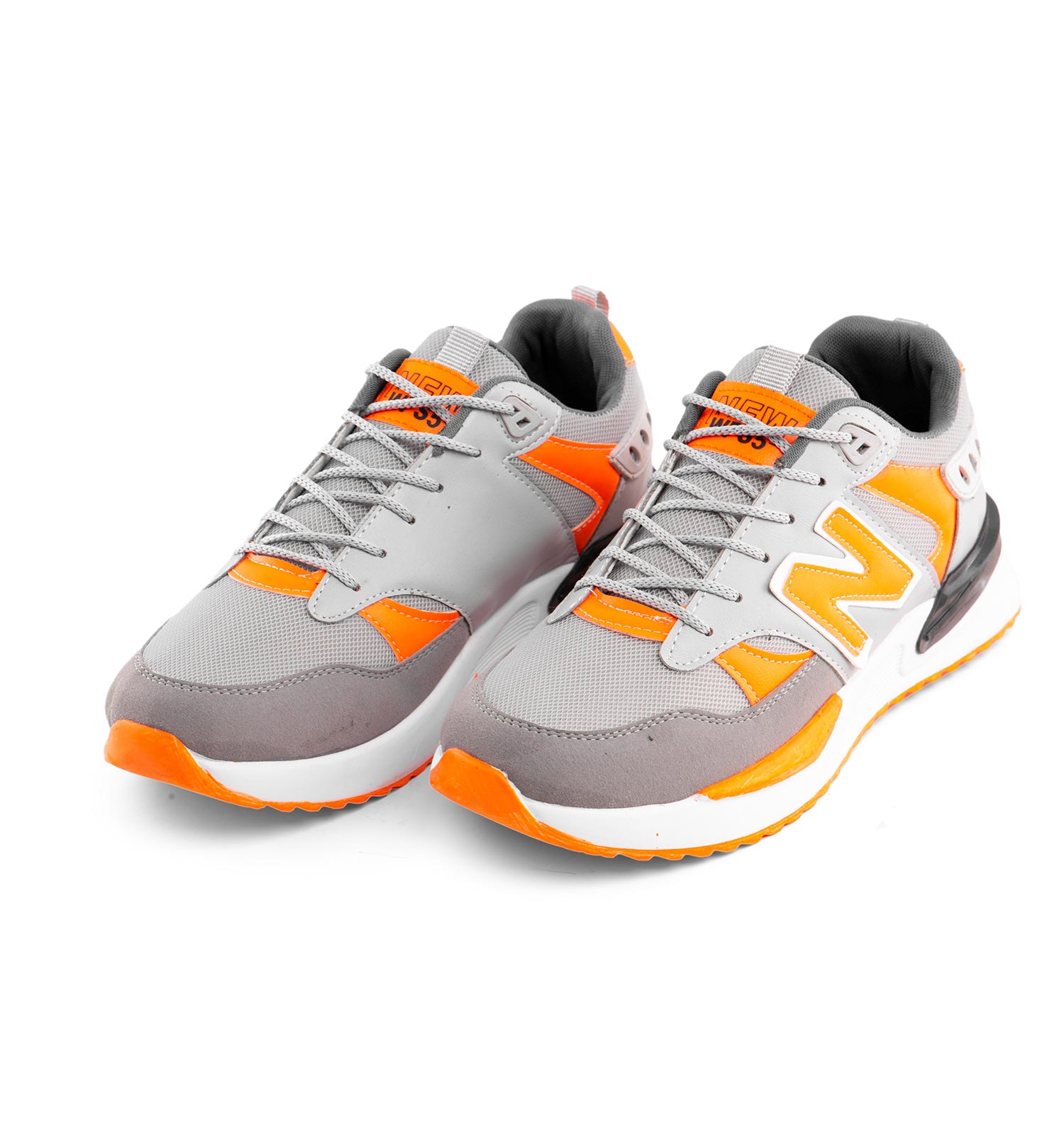 کفش اسپرت New Balance مردانه طوسی بندی مدل 42854