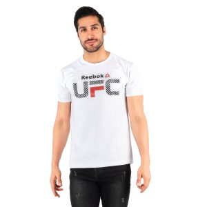 تیشرت Reebok یقه گرد مردانه سفید ساده مدل 44136