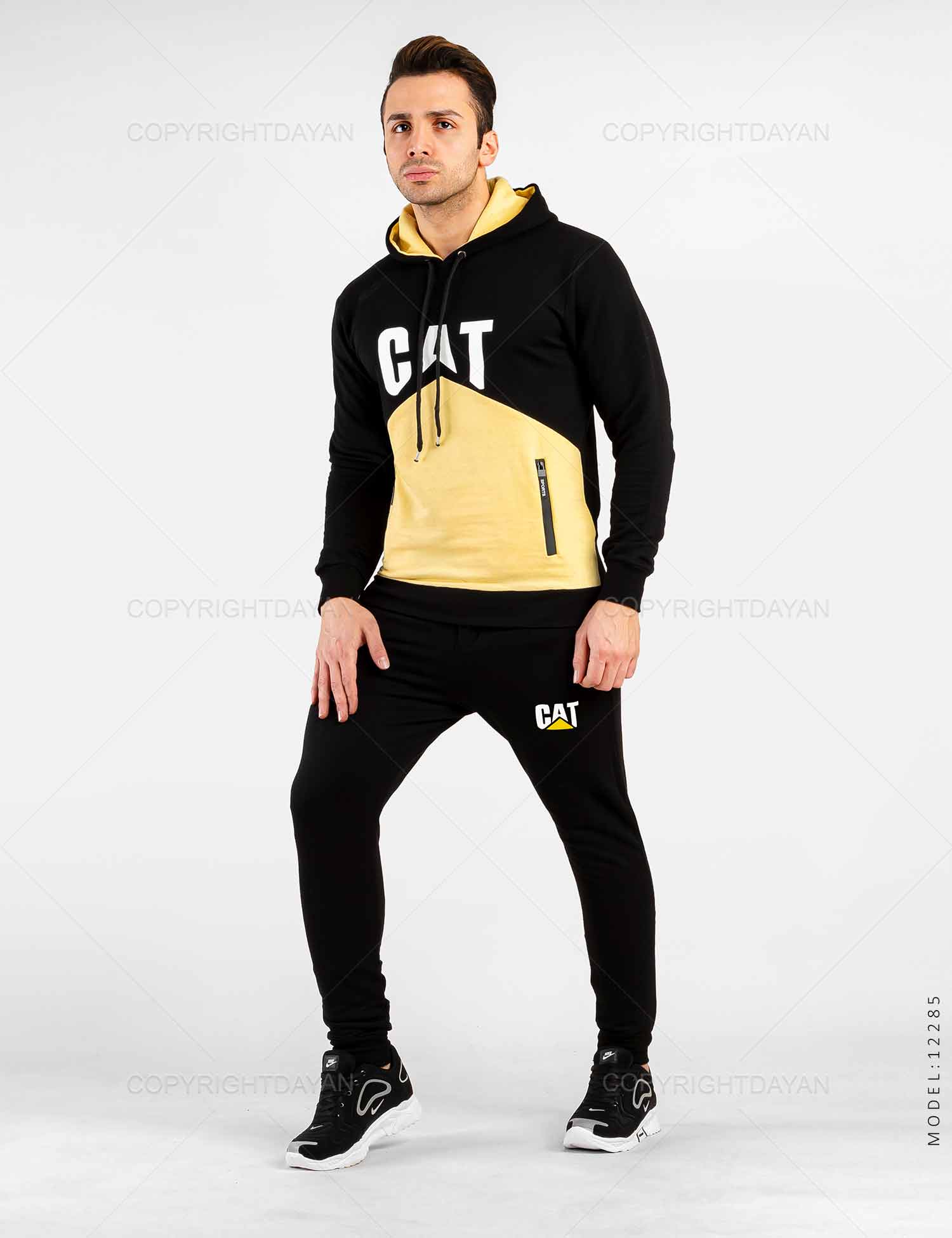 ست سویشرت شلوار مردانه Cat مدل 12285