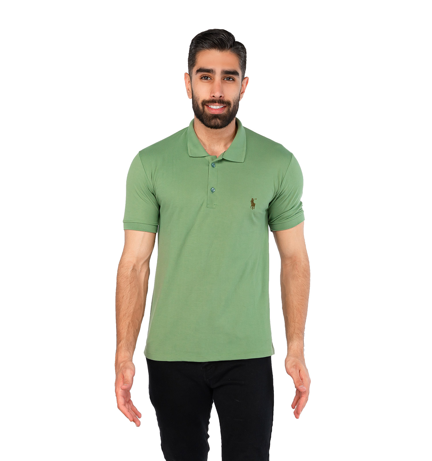 تیشرت Polo مردانه یقه دار ساده مدل 44623