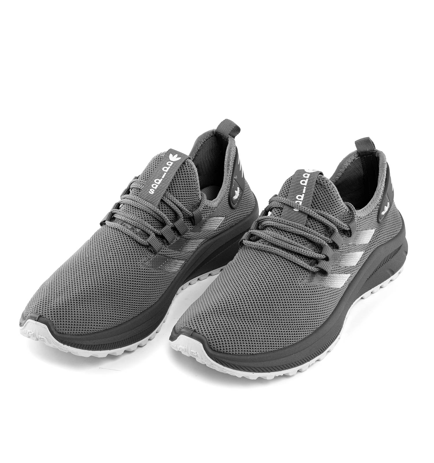 کفش اسپرت Adidas مردانه طوسی بندی مدل 42542