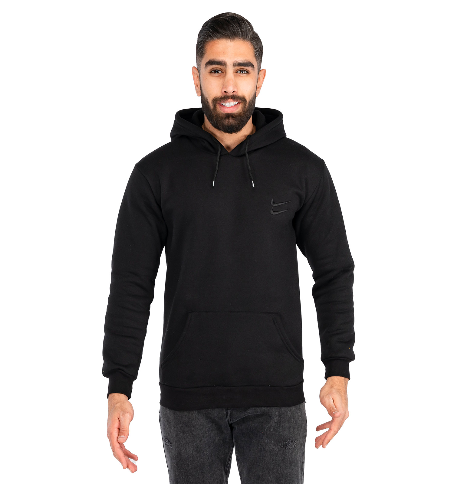هودی مردانه کلاهدار مشکی Nike مدل 40821