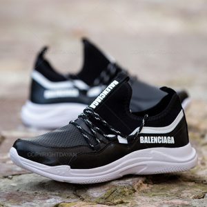 کفش مردانه Balenciaga مدل K 5085 (مشکی سفید)