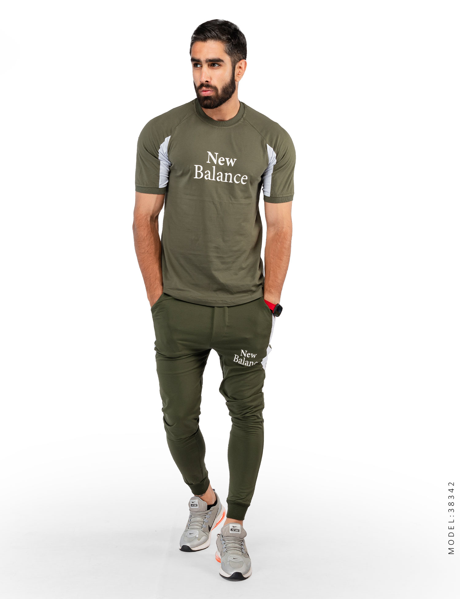 ست تیشرت شلوار مردانه New Balance مدل 38342