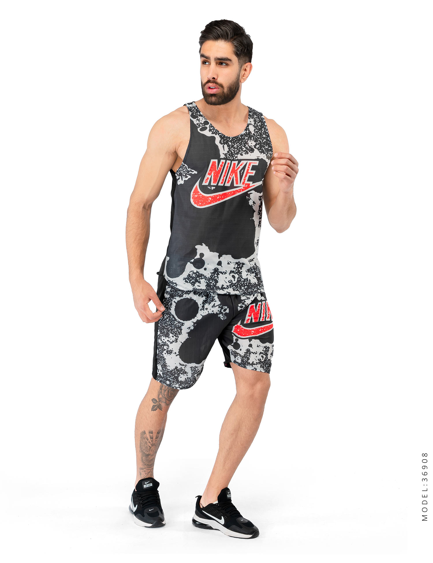 ست رکابی شلوارک مردانه Nike مدل 36908