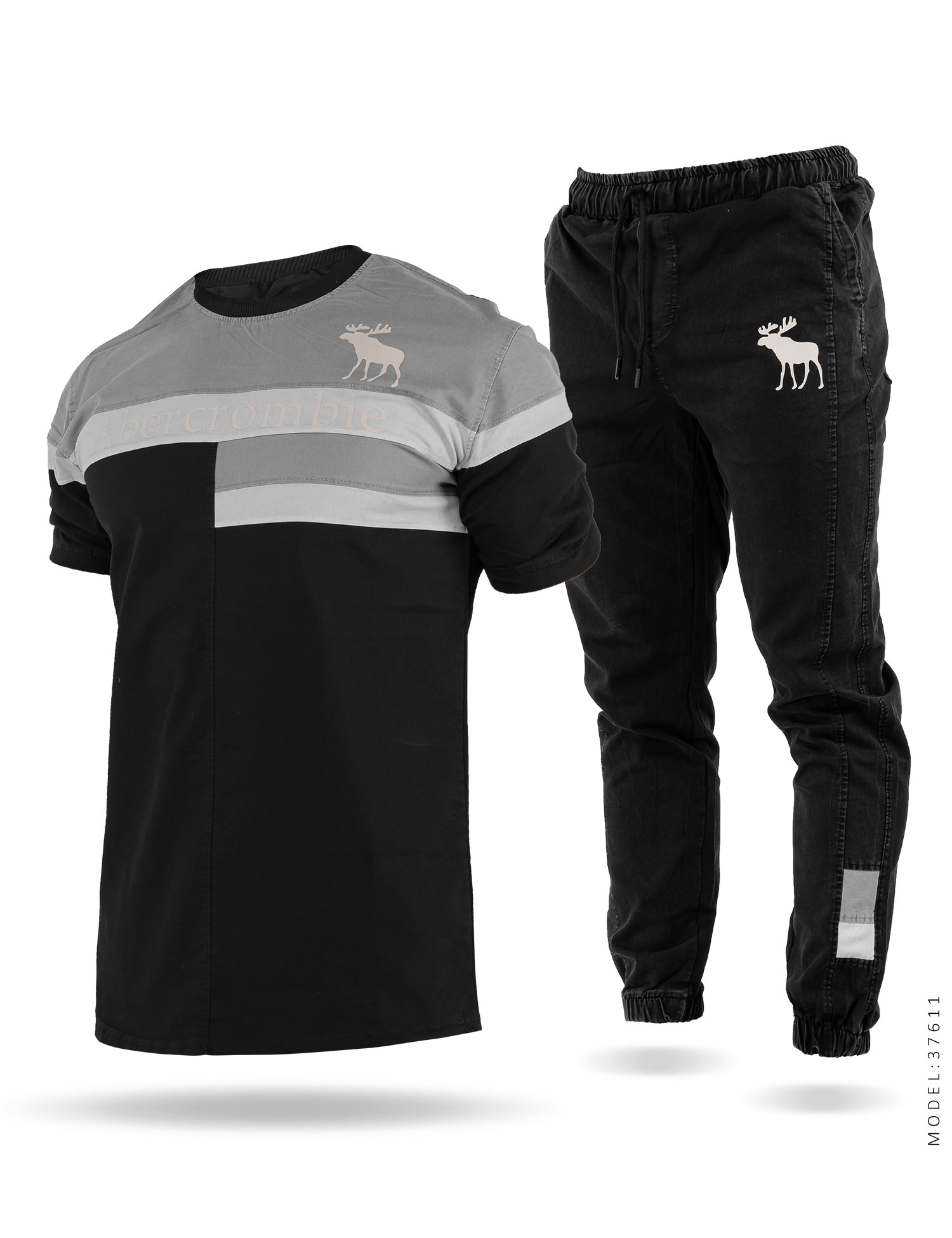 ست تیشرت شلوار اسپرت Abercrombie & Fitch مدل 37611