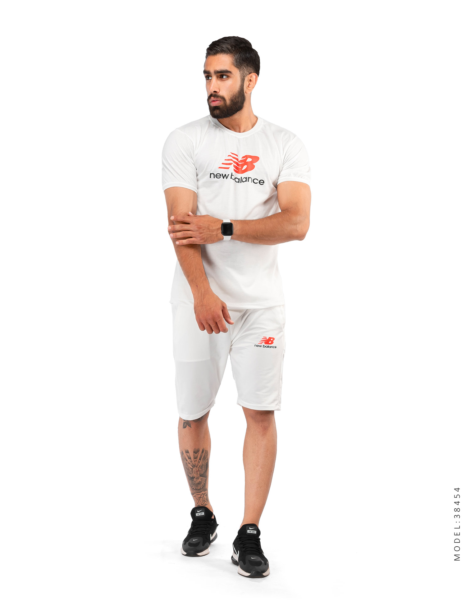 ست تیشرت شلوارک مردانه New Balance مدل 38454