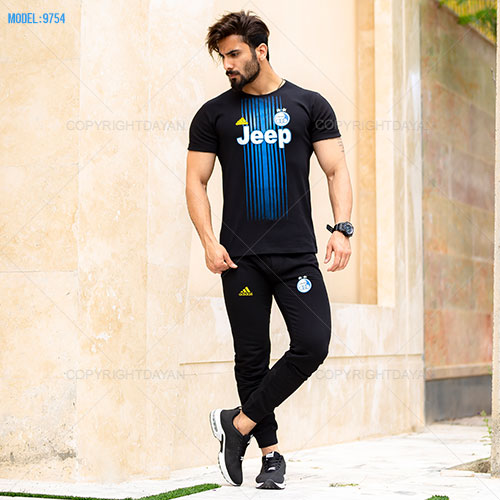 ست تیشرت شلوار مردانه Esteghlal مدل A 9754
