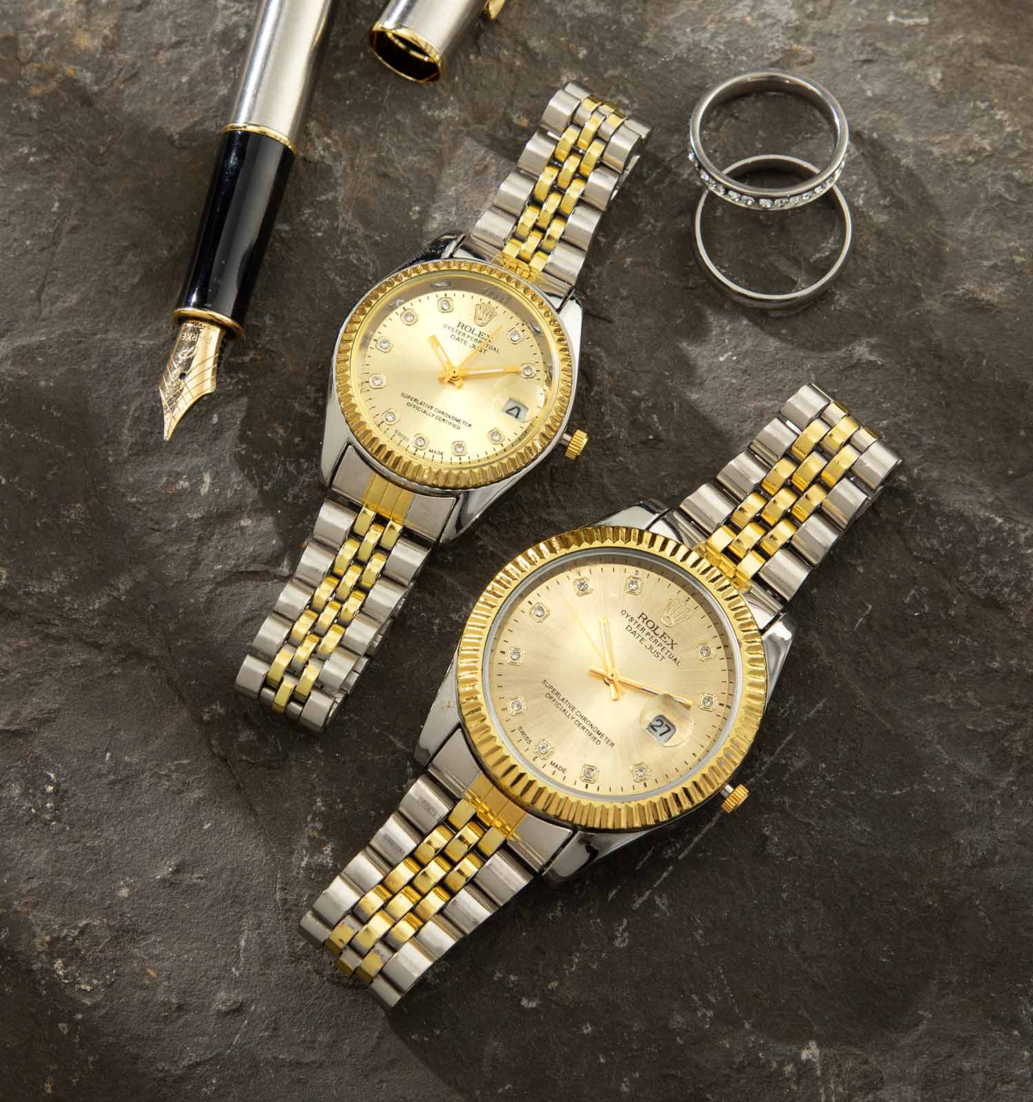 ست ساعت مچی استیل Rolex مدل 41887