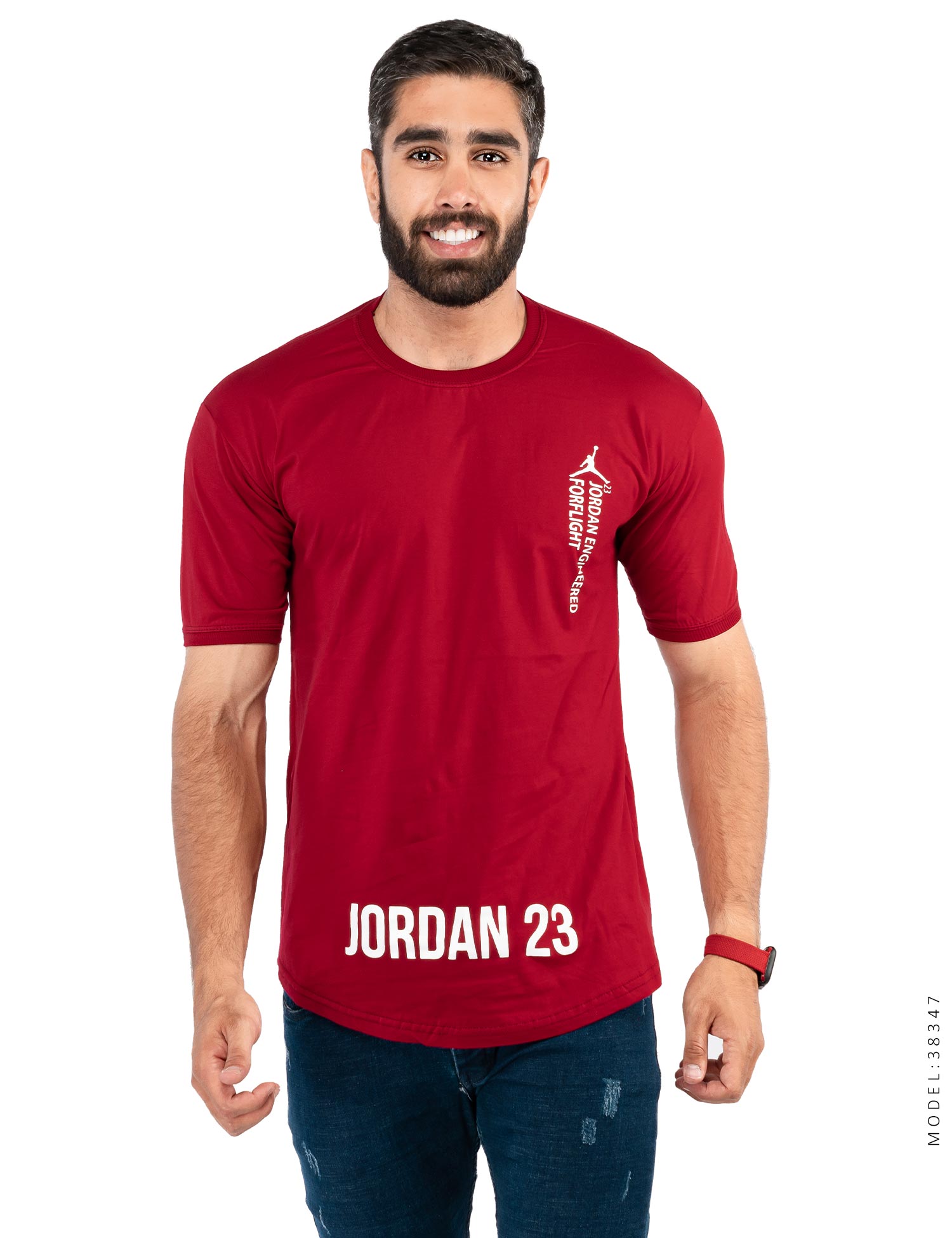 تیشرت مردانه یقه گرد Jordan مدل 38347