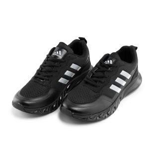 کفش اسپرت Adidas مردانه مشکی بندی مدل 44000