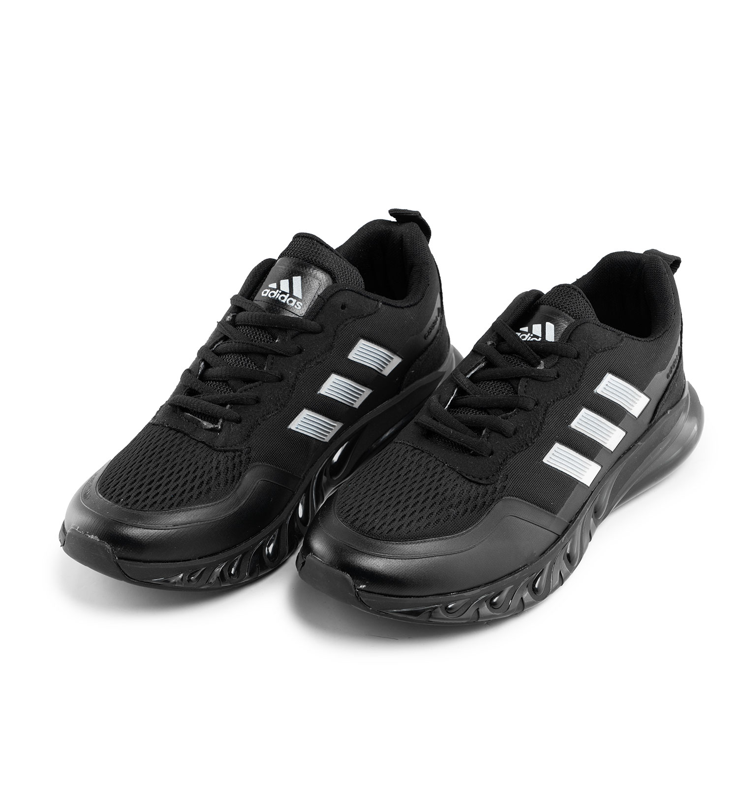 کفش اسپرت Adidas مردانه مشکی بندی مدل 44000