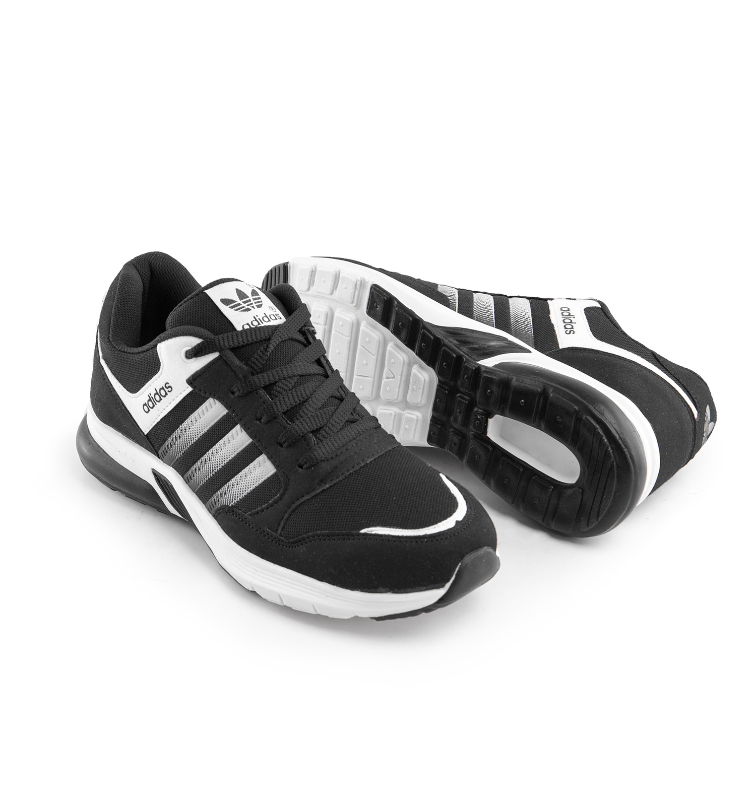 کفش اسپرت Adidas مردانه مشکی بندی مدل 43191