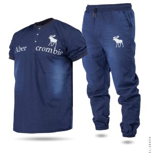 ست تیشرت شلوار لی اسپرت Abercrombie مدل 36454