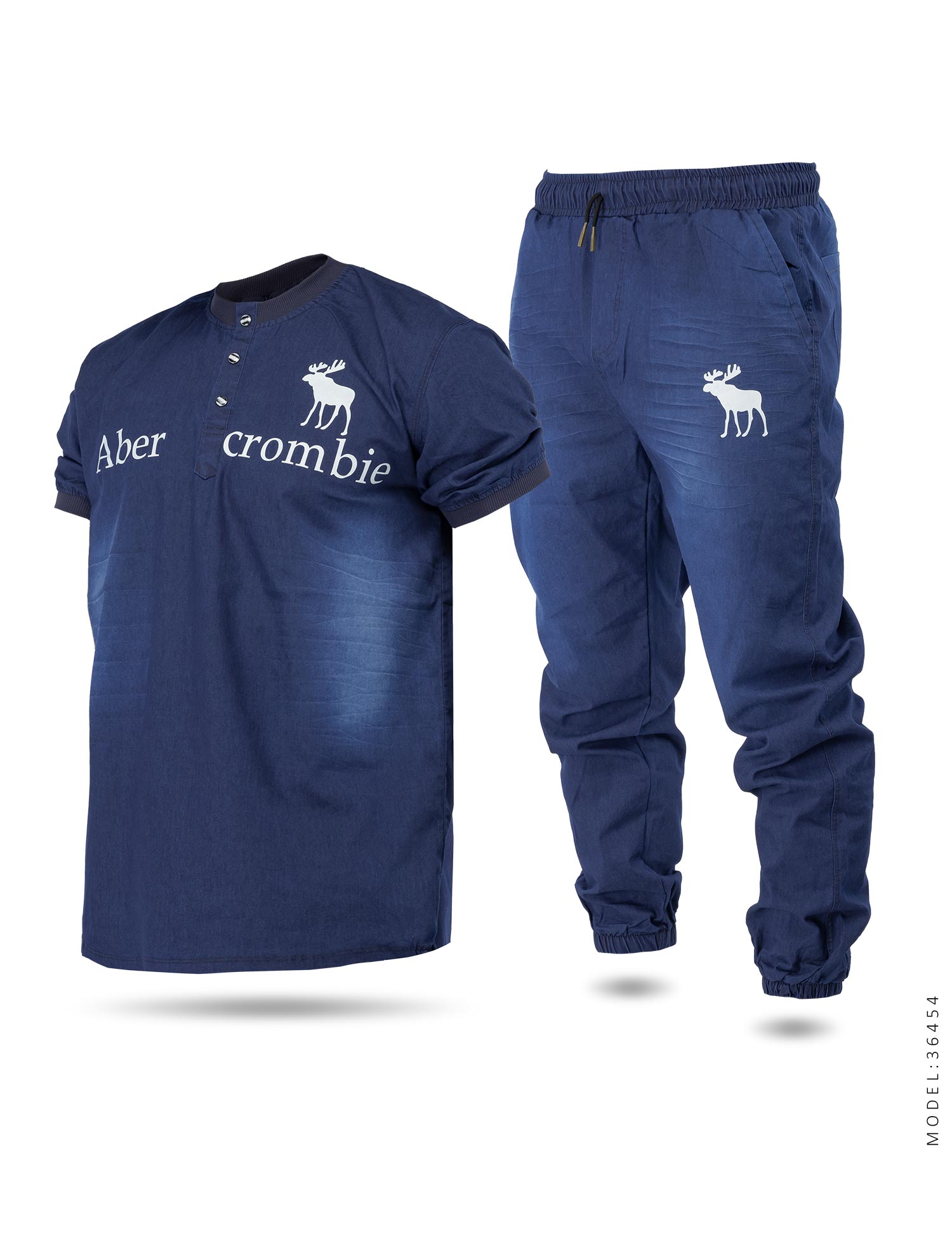 ست تیشرت شلوار لی اسپرت Abercrombie مدل 36454