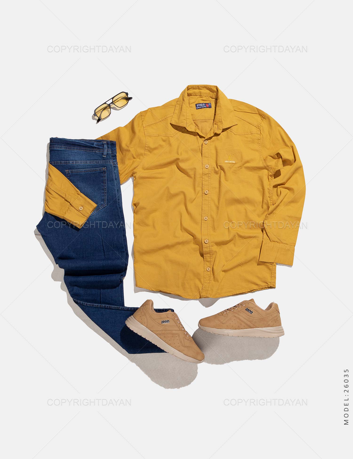 پیراهن مردانه Louis Vuitton مدل 26035