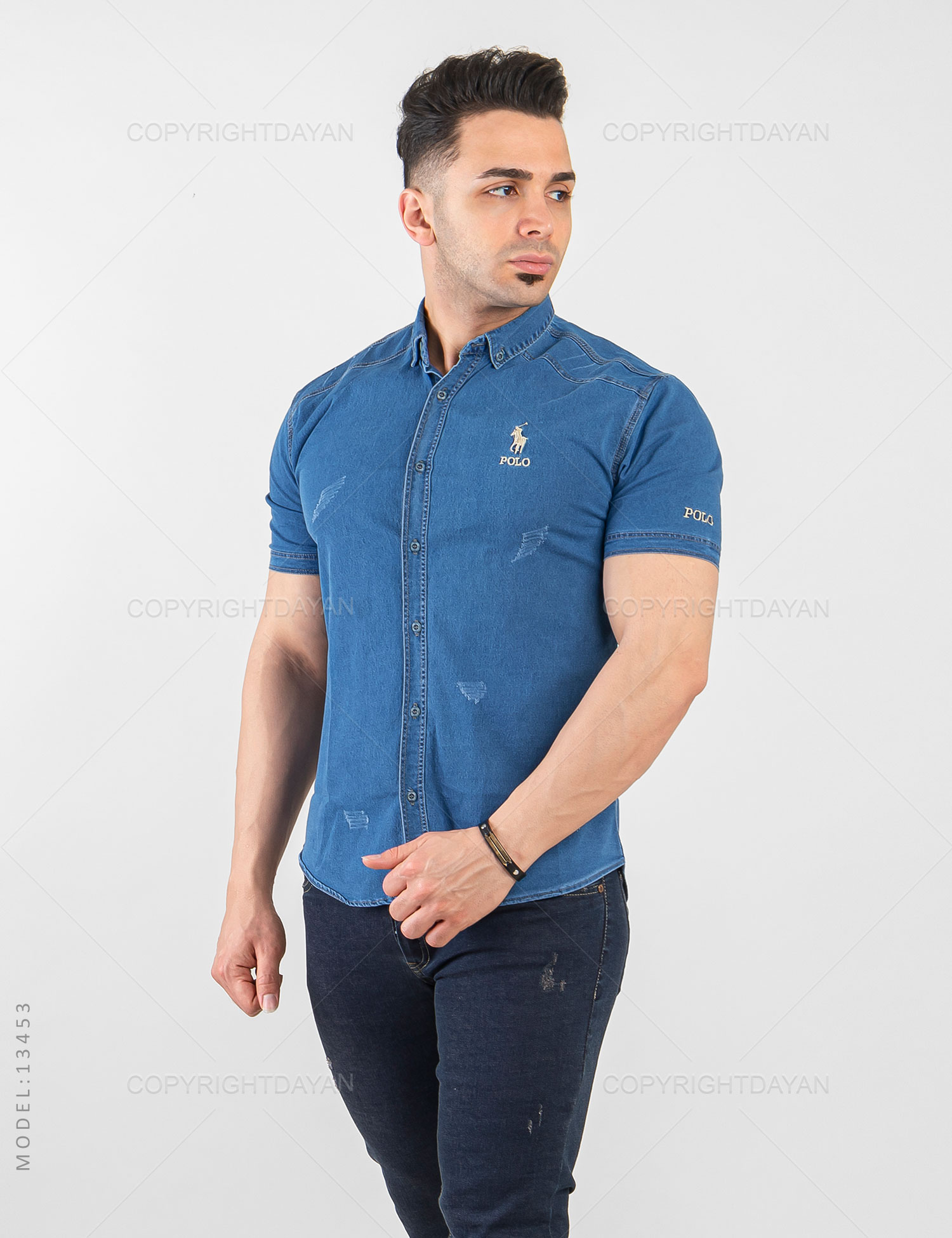 پیراهن مردانه Polo مدل 13453