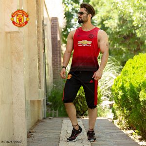 ست رکابی شلوارک مردانه Manchester مدل S 9902