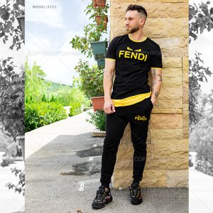 ست تیشرت شلوار مردانه Fendi مدل A 9557