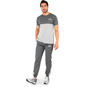 ست تیشرت شلوار مردانه آستین کوتاه ساده یقه گرد مدل 44061