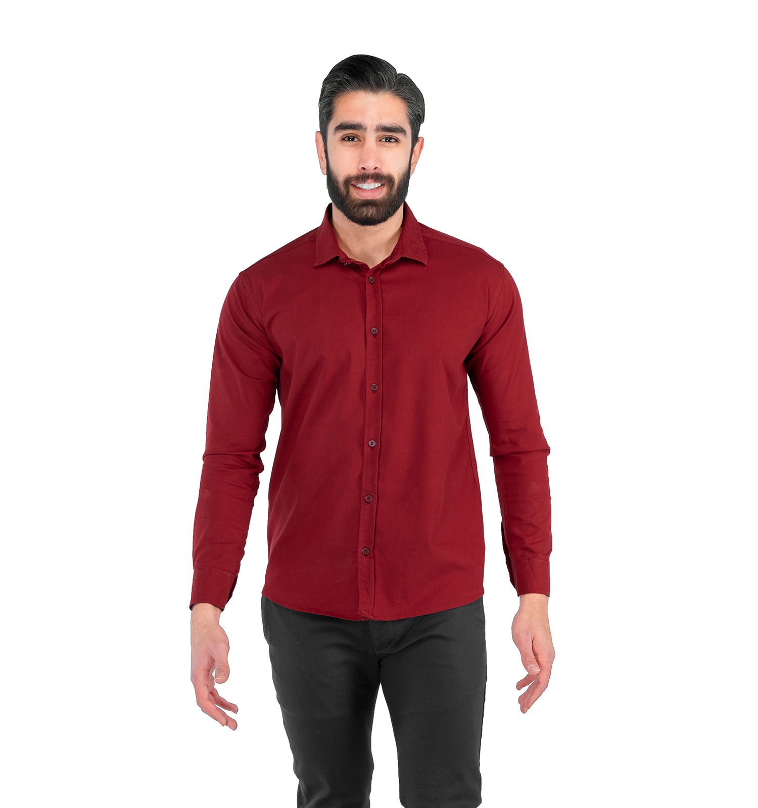 پیراهن اسپرت کتان مردانه آستین بلند Polo مدل 41763