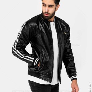 کاپشن چرمی مردانه Adidas مدل 23747