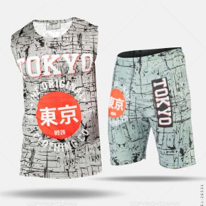 ست رکابی شلوارک مردانه Tokyo مدل 26531